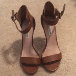 Cognac super high heeled sandals